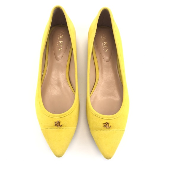 Ralph Lauren Halena Suede Flats 
